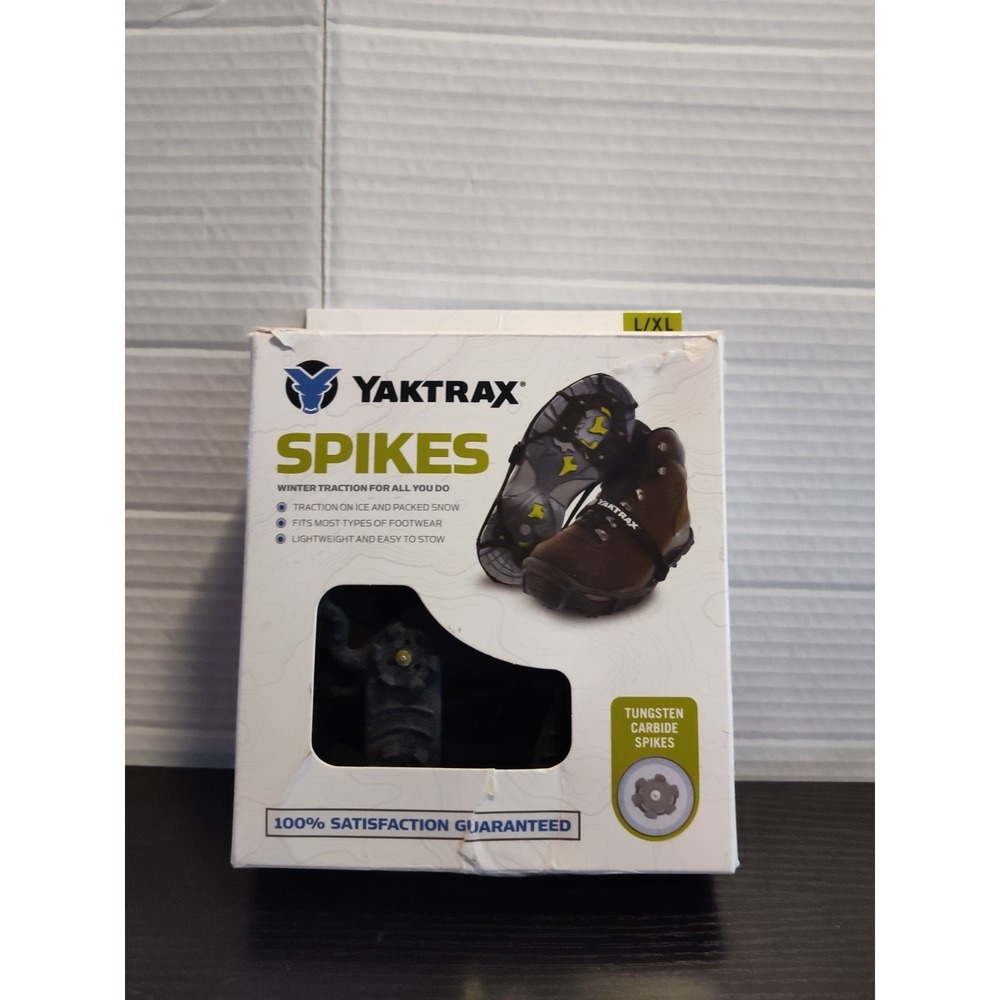 Yaktrax spikes - Large/XL Winter Traction Footwear Traction for Snow/ICE‎